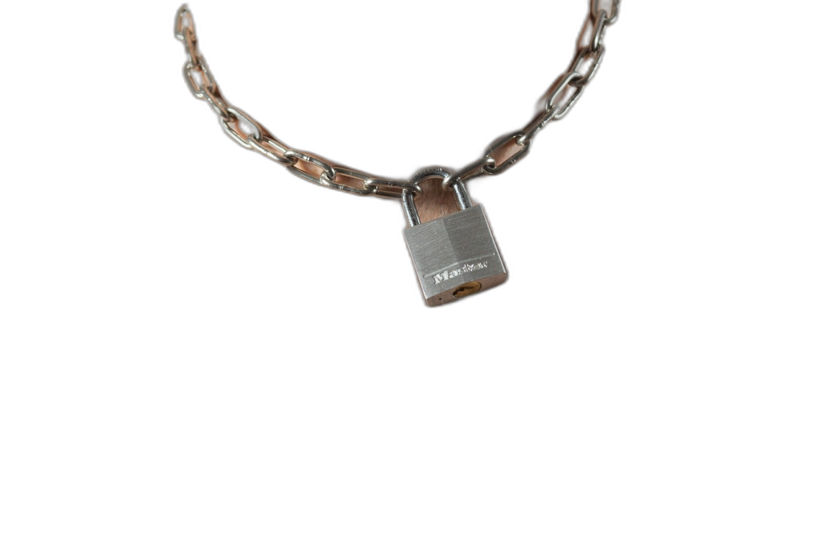 ruff GEAR Pitbull Chain 3mm with 30mm Master Lock