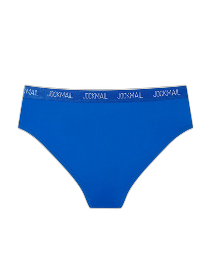 2 Pack Men's Sporty Letter Print Supportive Low-Rise Ice Silk Skin-Friendly Bikini