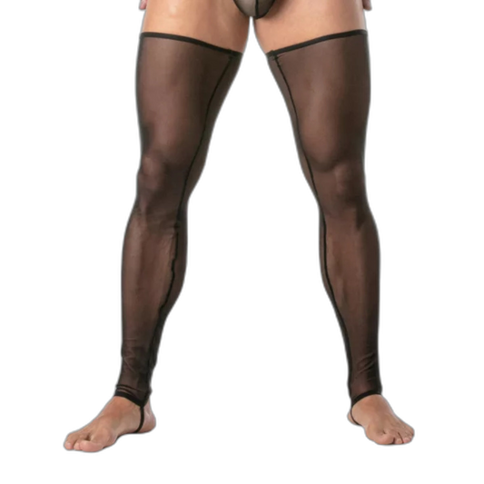 TOF Paris Mesh Long Legs Black