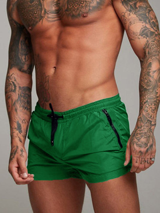 Men's Outdoor Gym Shorts - Yellow