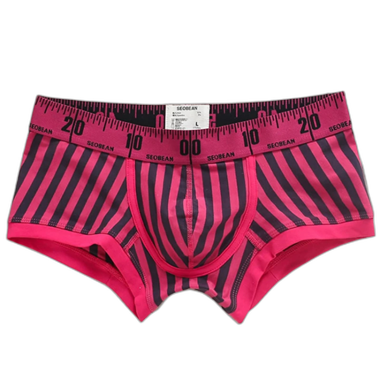 SEOBEAN Measure Up Cotton Boxer Briefs