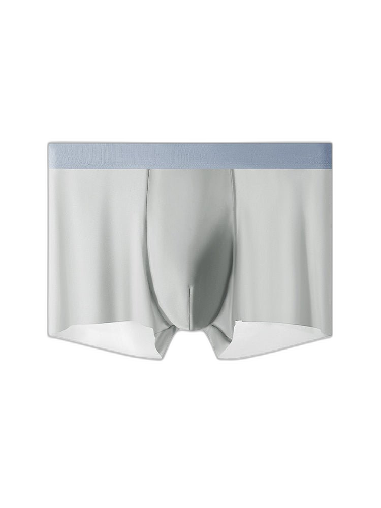 4-Pack Men's Stretch Fit Anti-Odor Seamless Ice Silk Trunks