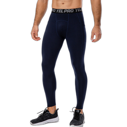 Mens Sports Thermal Leggings Compression Base Layer Tights