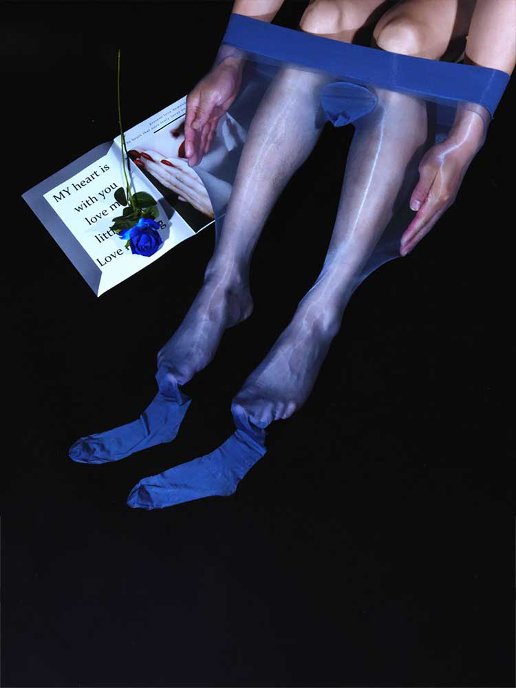 Men's Aurora Glossy 1D Ultra-Thin Sexy Stockings
