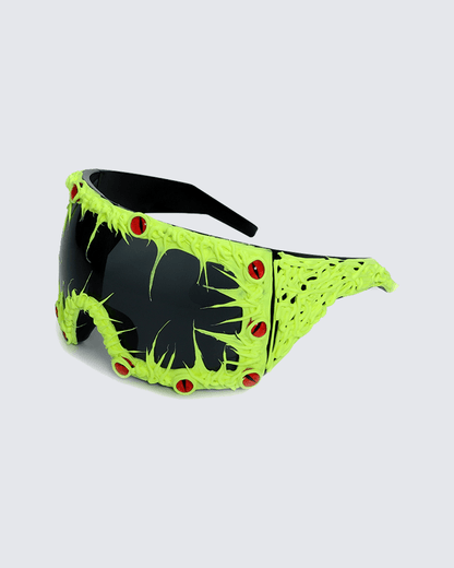 Cyberpunk Spiked Oversized Sunglasses