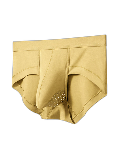 2 Pack Men's Breathable Pouch Separate Modal Briefs