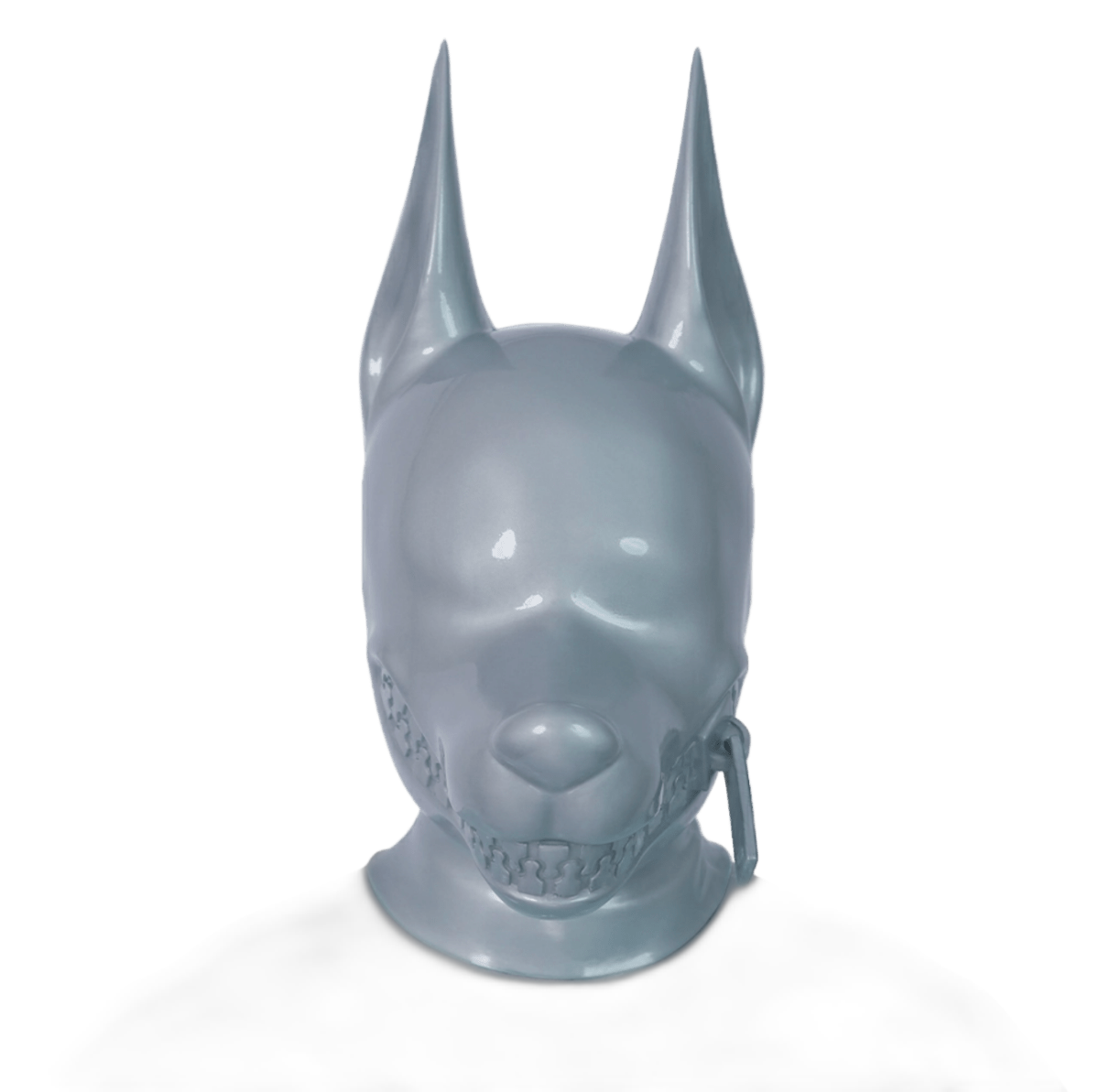 Furrjoi Zipper Dog Hood Silver