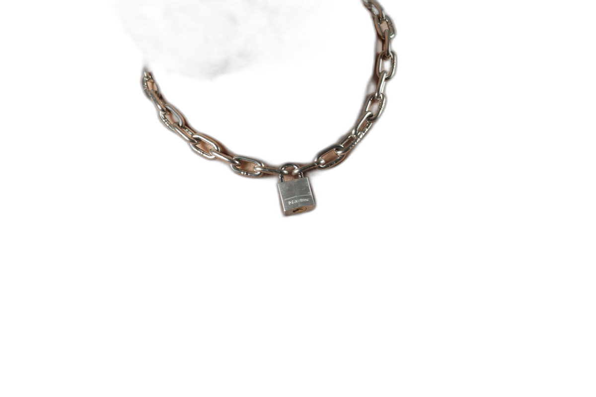 ruff GEAR Pitbull Chain 4mm with 20mm Master Lock