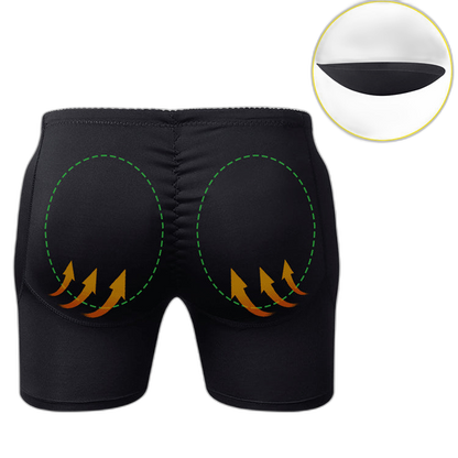 Men‘s Breathable Butt Lift Underwear BodyBuilding Boxer