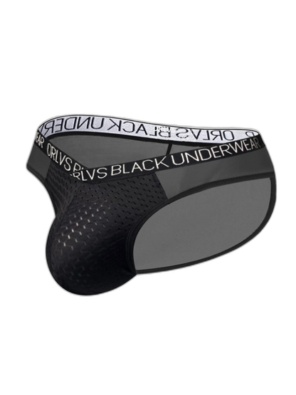 2-Pack Breathable Low Waist U-Convex Semi-Transparent Men's Briefs