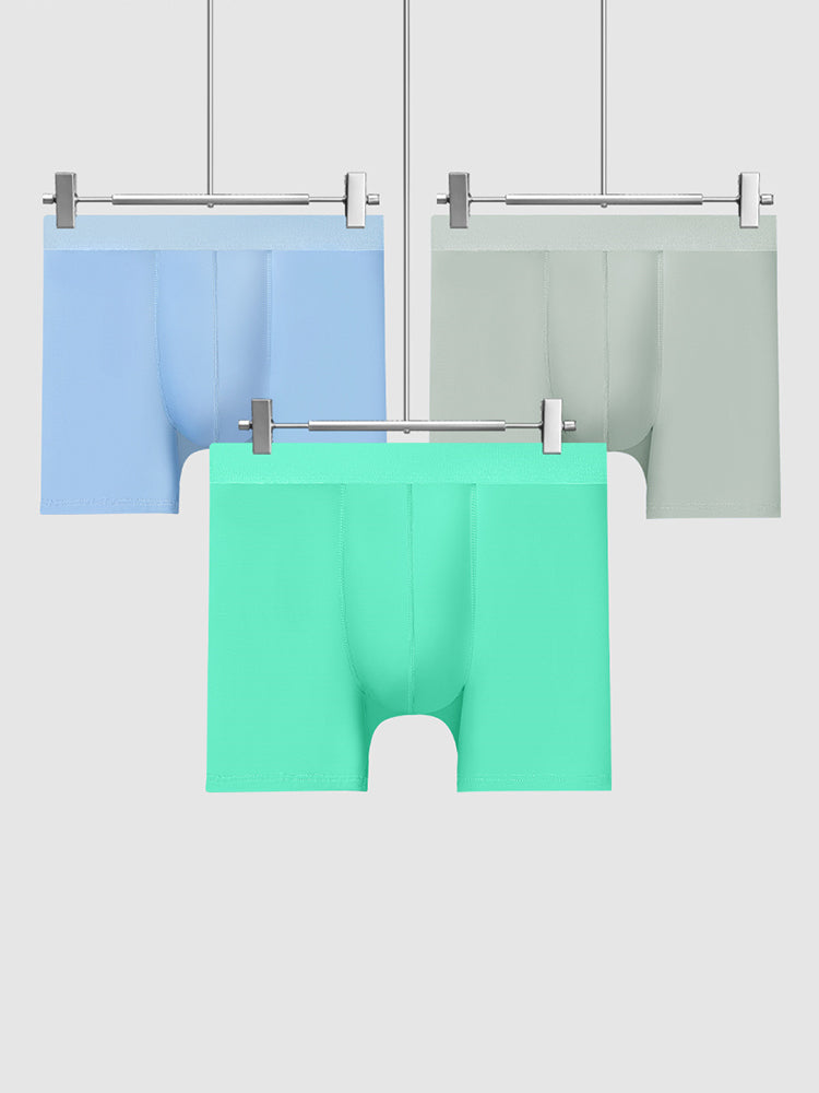 3 Pcs Breathable Sports Boxers Briefs