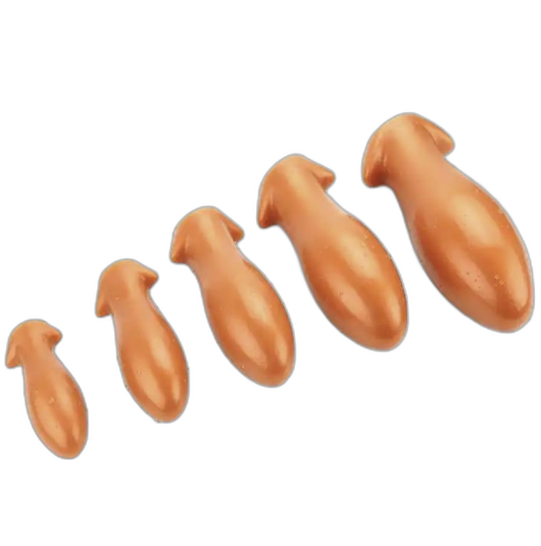 ELITE Liquid Silicone Torpedo Plug Medium Bronze