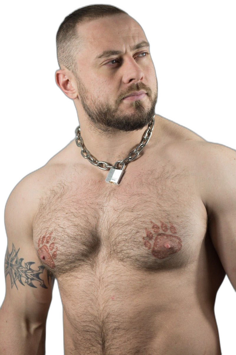 ruff GEAR Pitbull Chain 5mm with 30mm Master Lock