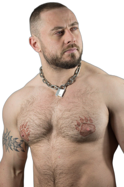 ruff GEAR Pitbull Chain 5mm with 30mm Master Lock