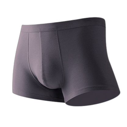 4Pcs Modal Pure Color Thin U Convex Boxer Briefs For Men