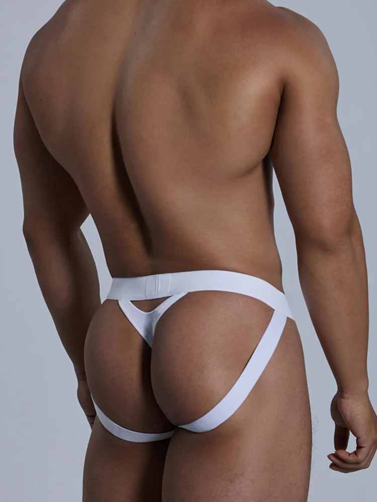 Men's Seamless Solid Color Low Rise Jockstrap