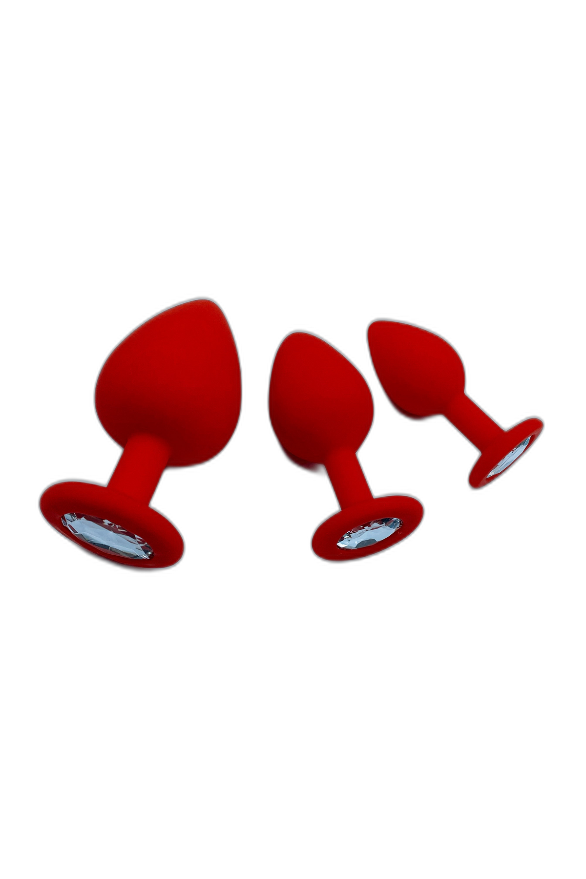 3 Piece Butt Plug Training Set with 10 Speed Mini Bullet Vibrator