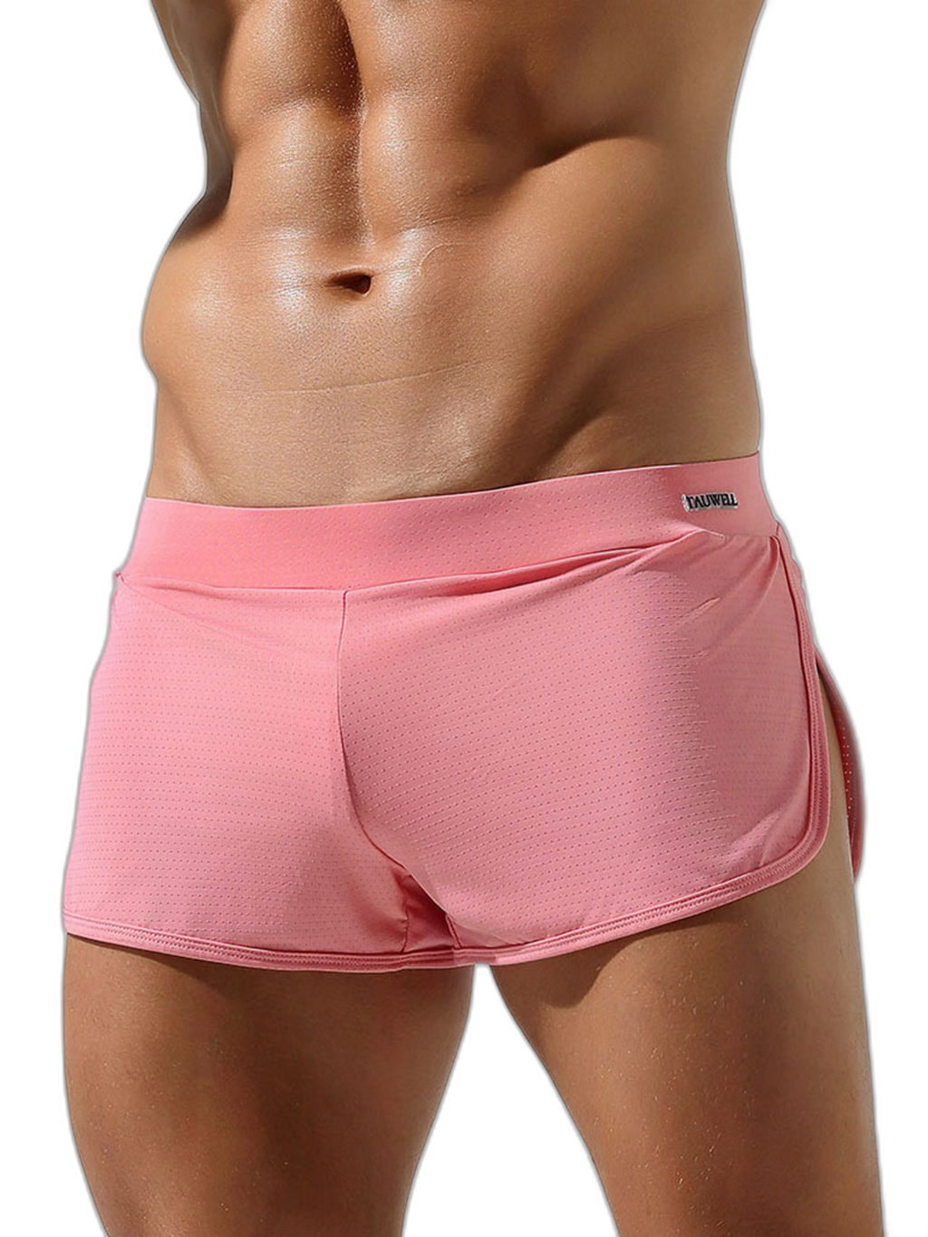 Men's Breathable Mesh Boxer Shorts With Separate Pouch