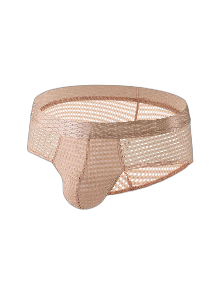 3 Pack Men's Quick-Dry Mesh Low-Rise Briefs