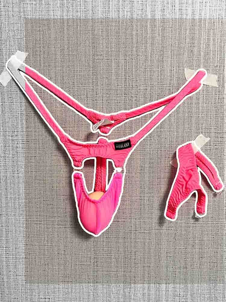 Men's Sexy Hollow Thin Strap Interchangeable Thong