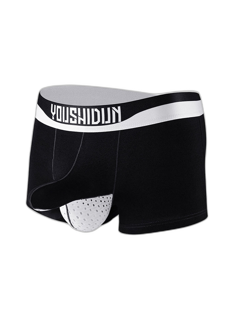 3 Pack Men's Comfy Cotton Dual Pouch Underwear