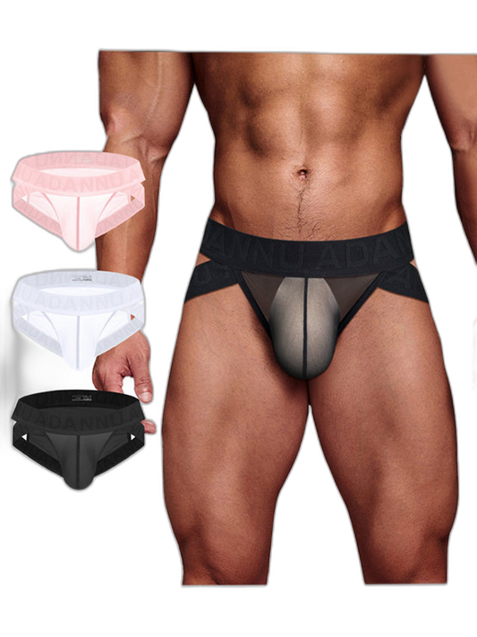 Men's Sheer Double Strap Sexy Bikini