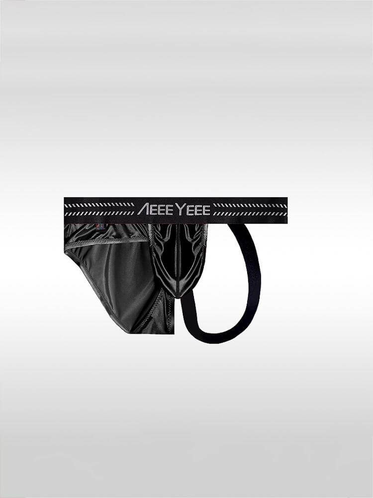 Men's Irregular Triangle Stitching Thong Briefs