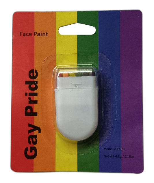 Rainbow Colours Stripe Face Paint