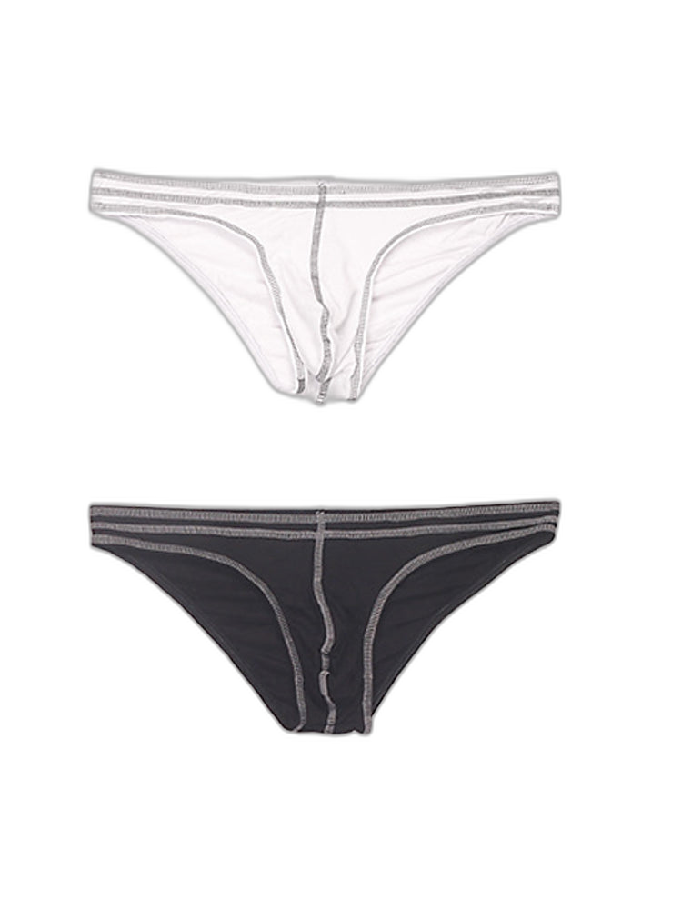 2 Pack Men's Sexy U Convex Pouch Bikini