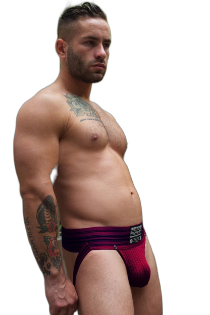 Breedwell Cumdump Jockstrap Burgundy
