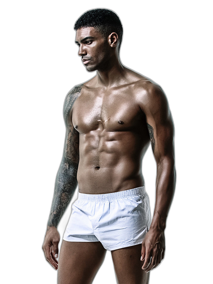 Men's Breathable Cotton Built-in Pouch Boxers