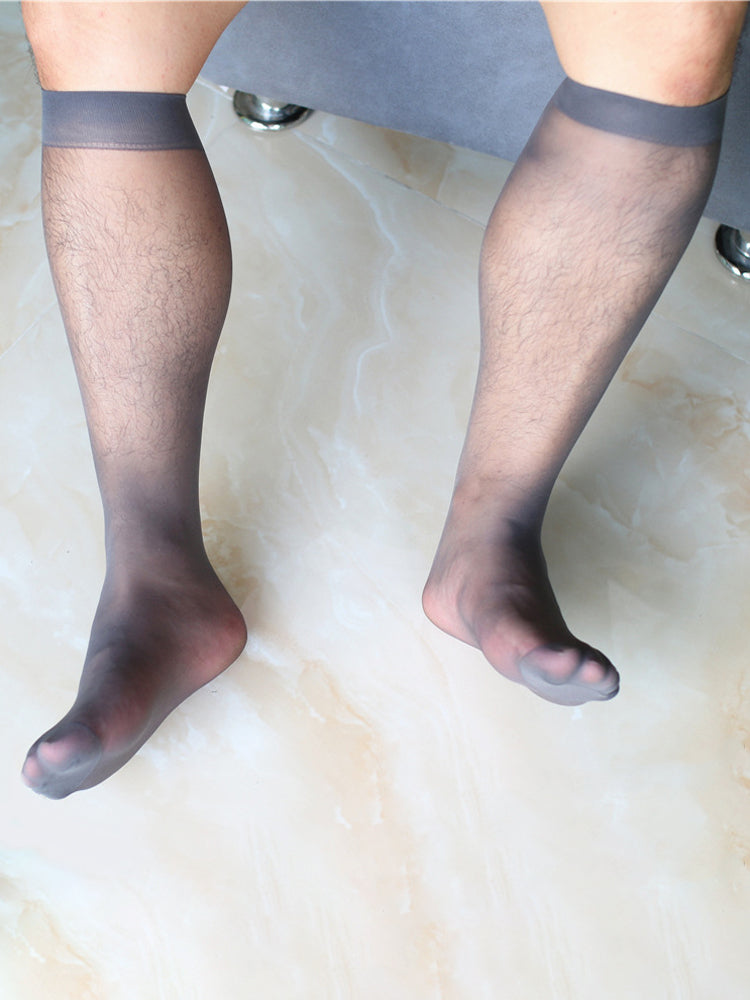 Men's Ultra-thin Straight High Elastic Stockings