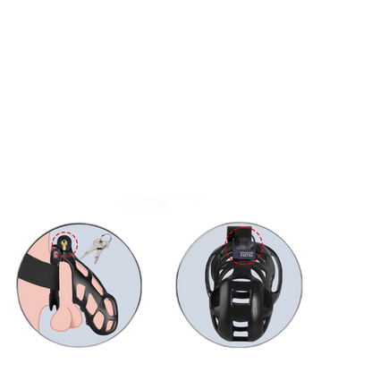 Cosmas - Male Chastity Cage - Chastity Cage Belt - Dick Cage