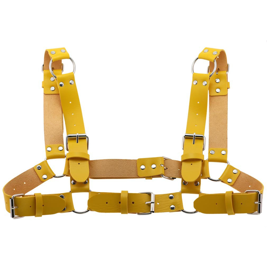 Unisex Adjustable Punk Leather Harness
