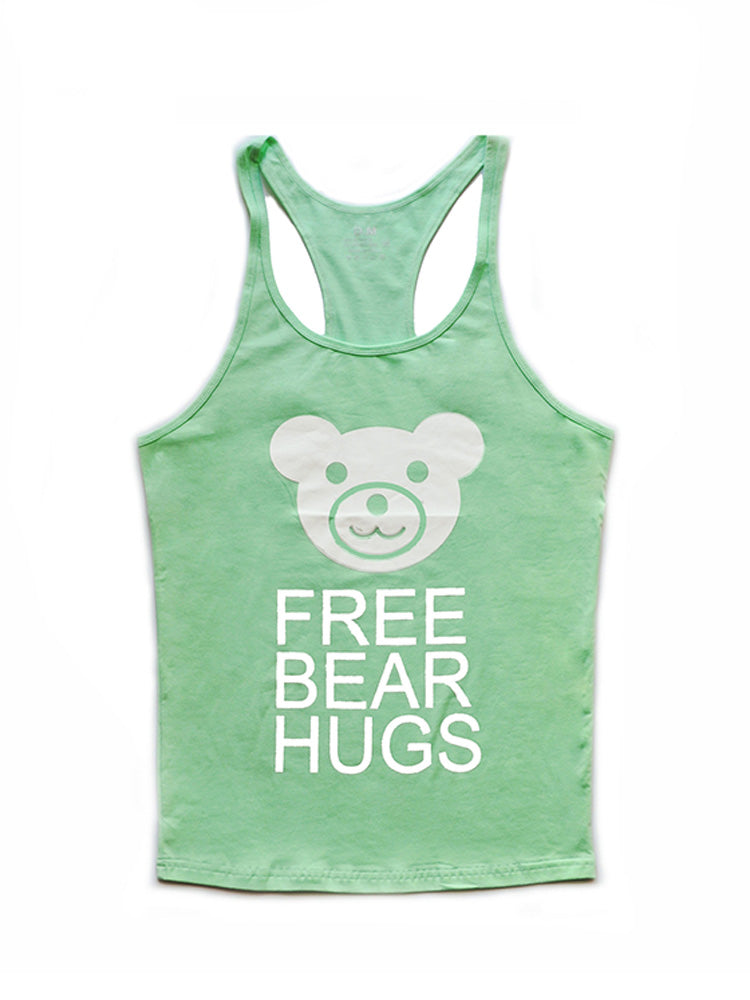 D.M Free Bear Hugs Tank Tops