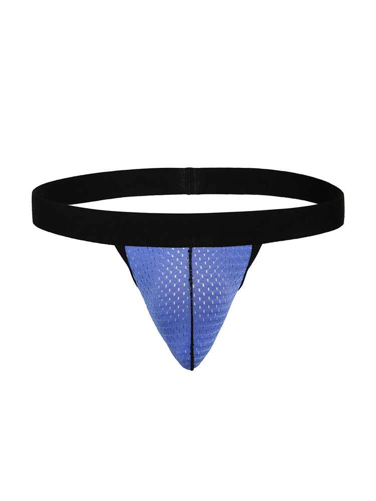 4 Pack Men's Single Pouch Ice Silk Sexy Thong