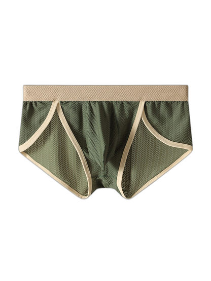 2 Pack Men's Breathable High-Stretch Seamless Comfort Odor-Control Briefs
