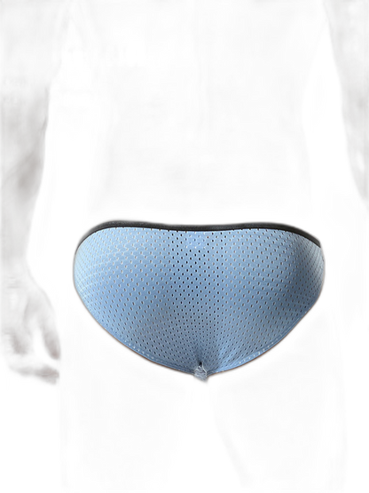 Men's Low-rise Mesh U-shaped Convex Pocket Sports Briefs