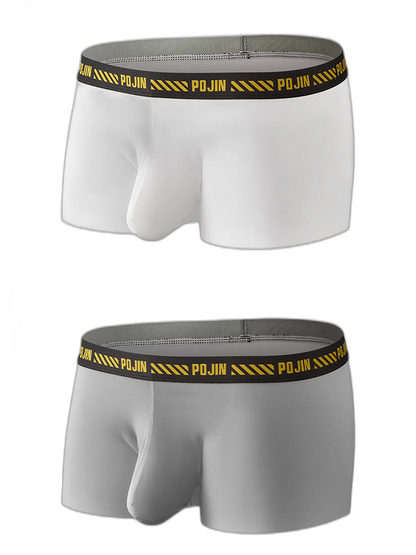 Men's Bulge Enhancing Pouch Seamless Trunks