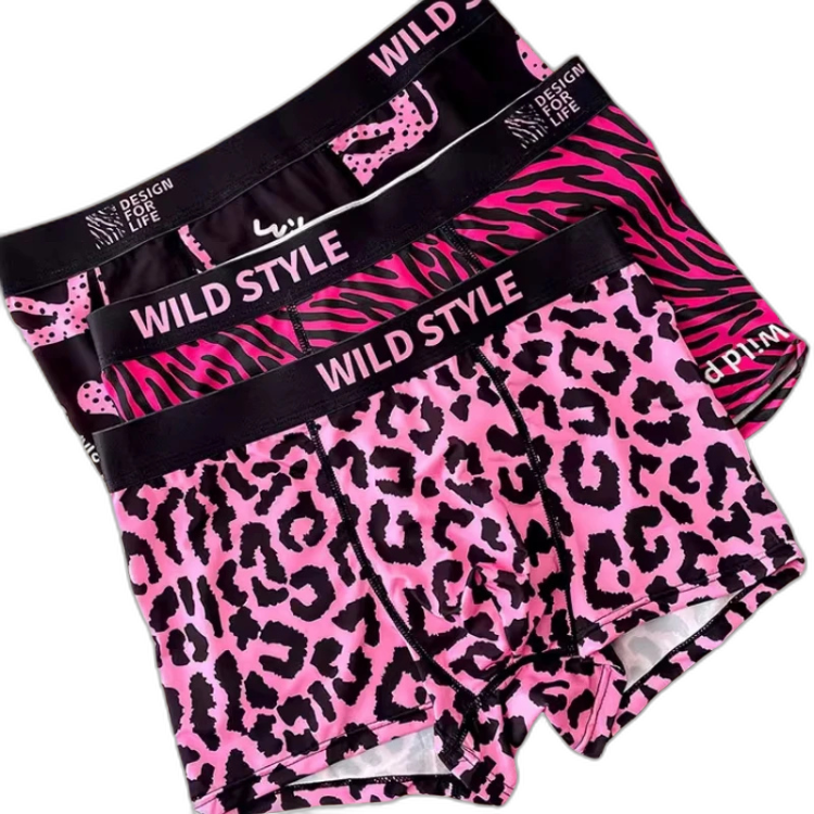 Jungle Heat Leopard Print Men's Underwear