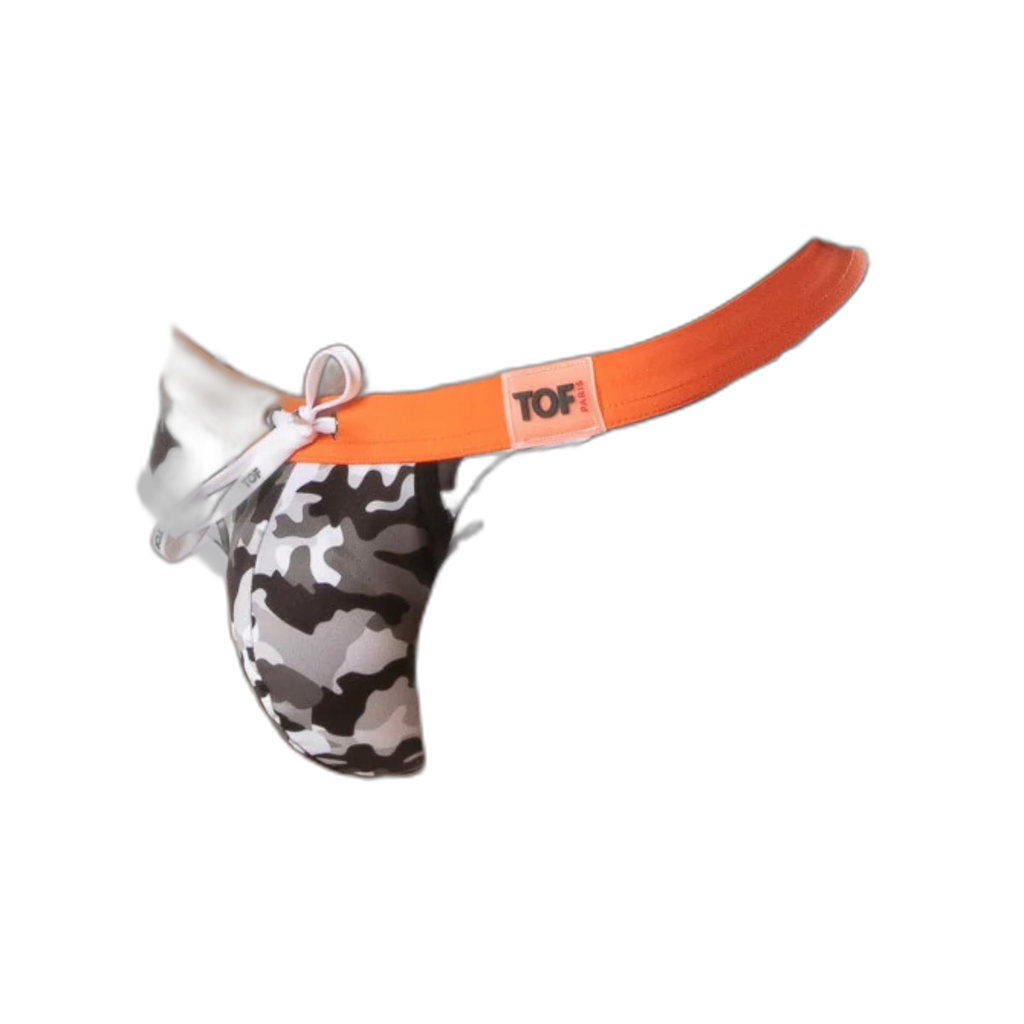 TOF Paris Iconic Swim Brief Camo Grey