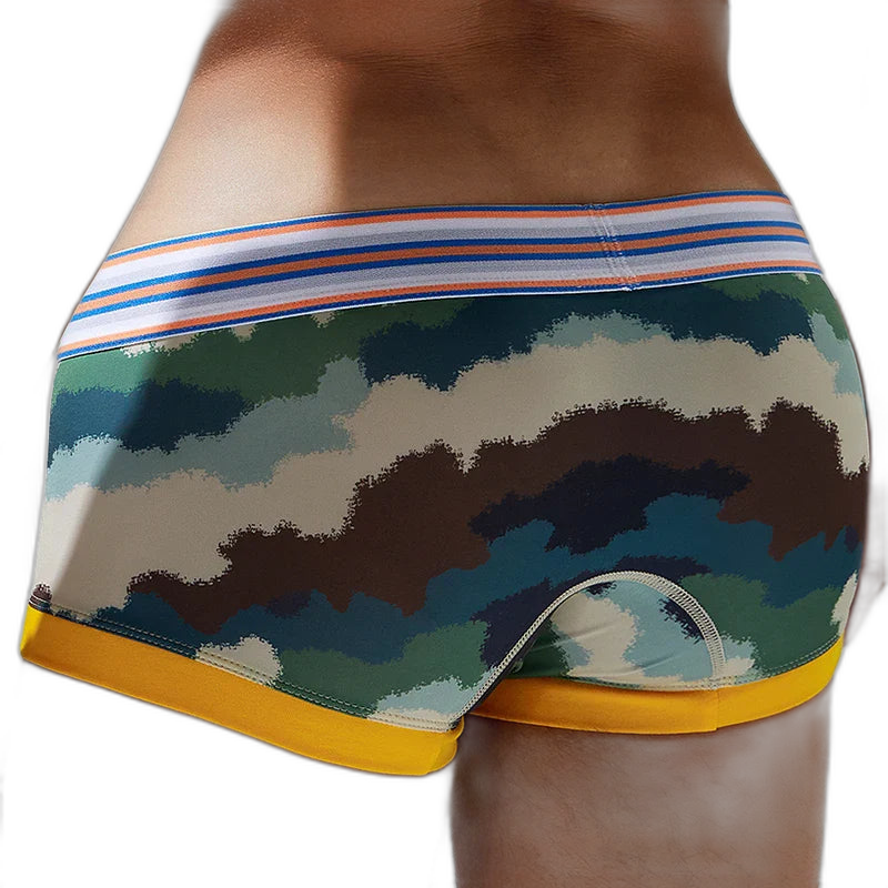 SEOBEAN Wild Comfort Mesh Camouflage Briefs