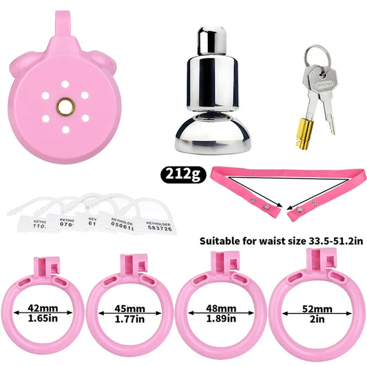 3D Printed Flat Chastity Cage–Inverted Penis Cup