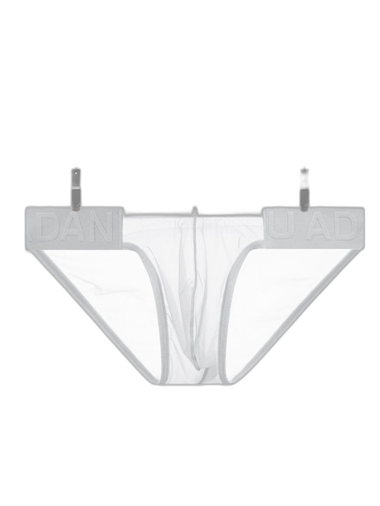 2 Pack Ultra-Thin Men's Breathable Semi-Transparent Sexy Bikini