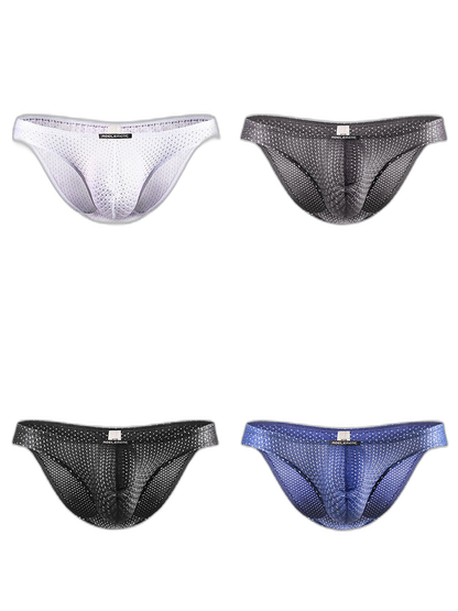 Men's Mesh Ice Silk Breathable Briefs