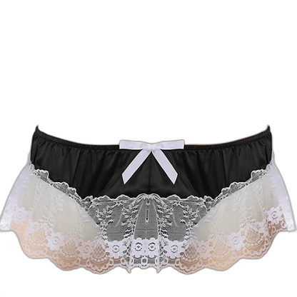 Bow & Lace Sissy Panties