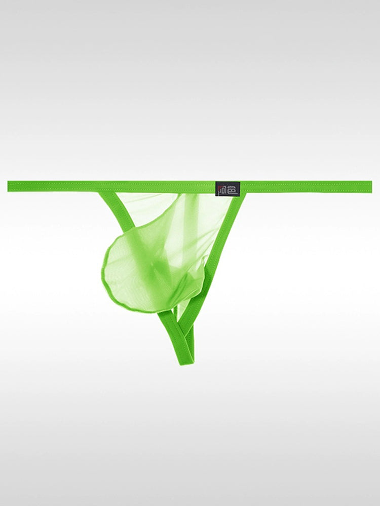 Men's Sexy Thin Ice Silk Low-waist Thong
