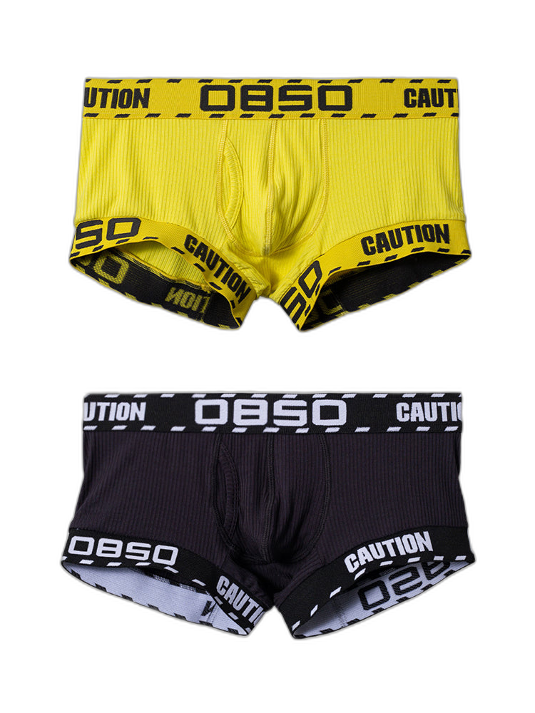 2 Pack Men's U-Pouch Low-Rise Breathable Trunks