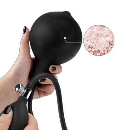 Spiral - Inflatable Butt Plug - Silicone Anal Plug
