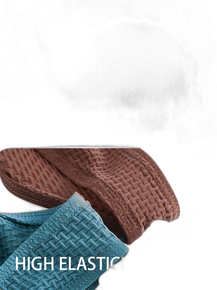 3 Pack Men's Ice Silk High-Elastic Breathable Briefs for Sports